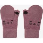 Przecenione Fioletowe Rękawiczki z jednym palcem damskie z motywem kotów w rozmiarze uniwersalnym 