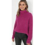 Przecenione Fioletowe Swetry oversize w rozmiarze L 