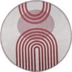 Fioletowe Dywany okrągłe o średnicy 100 cm marki vitaus 