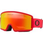 Czerwone Gogle narciarskie marki Oakley 