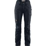 Granatowe Elastyczne jeansy damskie marki FJÄLLRÄVEN Kaipak w rozmiarze M 