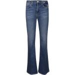 Niebieskie Jeansy dzwony damskie dżinsowe marki Frame 