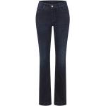 Ciemnoniebieskie Jeansy Bootcut damskie dżinsowe marki MAC w rozmiarze XS 