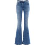 Niebieskie Jeansy dzwony damskie dżinsowe marki Off-White 