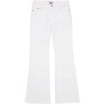 Białe Elastyczne jeansy damskie w stylu retro dżinsowe marki Tommy Hilfiger 