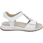 Białe Sandały skórzane damskie na lato marki Ara w rozmiarze 40 