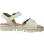 Białe Sandały skórzane eleganckie na lato marki Salamander w rozmiarze 39 