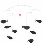 Flensted Mobiles Shoal of Fish Mobile, stal, wielo
