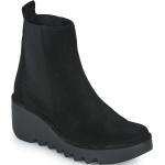 Przecenione Czarne Wysokie buty damskie marki Fly London w rozmiarze 36 - wysokość obcasa od 7cm do 9cm 