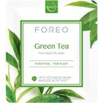Przecenione Zielone Maseczki do twarzy z zieloną herbatą oczyszczające bez parabenów marki Foreo japońskie 