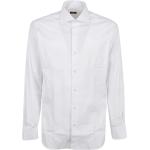 Białe Koszule z długim rękawem męskie z długimi rękawami eleganckie bawełniane w rozmiarze XL 