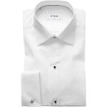Białe Koszule typu slim eleganckie bawełniane marki ETON w rozmiarze XL 