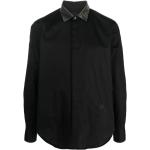 Czarne Koszule z cekinami marki JOHN RICHMOND w rozmiarze M 