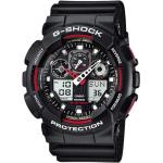 Czarne Zegarki na rękę męskie z kalendarzem sportowe Worldtimer z tachymetrem marki Casio G-Shock 