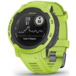 Zielone Smartwatche z systemem Garmin OS z kalendarzem sportowe dotykowe z monitorem snu marki Garmin Instinct Bluetooth 