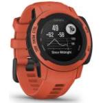 Pomarańczowe Smartwatche z systemem Garmin OS z kalendarzem sportowe dotykowe z monitorem snu marki Garmin Instinct Bluetooth 