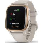 Różowe Smartwatche z systemem Garmin OS z GPS z wyświetlaczem LCD z opaską marki Garmin Venu Sq Music Bluetooth 