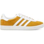 Żółte Niskie sneakersy - rodzaj noska: Okrągły z zamszu marki adidas Gazelle w rozmiarze 38 