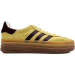 Żółte Sneakersy damskie eleganckie na wiosnę marki adidas Gazelle Bold w rozmiarze 41,5 