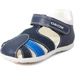 Granatowe Sandały dla niemowląt gładkie na lato marki Geox Flick w rozmiarze 18 