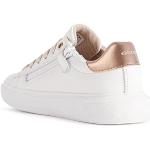 Białe Sneakersy dla dziewczynek marki Geox Alonisso w rozmiarze 34 
