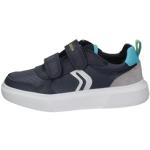 Granatowe Sneakersy dla chłopców wodoodporne w stylu casual marki Geox Alonisso w rozmiarze 24 