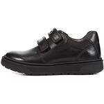 Czarne Buty na rzepy dla chłopców oddychające Rzepy marki Geox w rozmiarze 38 