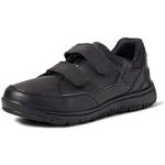 Czarne Sneakersy na rzepy dla chłopców marki Geox Xunday w rozmiarze 26 