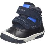 Granatowe Buty na rzepy dla niemowląt na zimę marki Geox w rozmiarze 24 