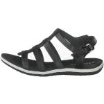 Czarne Sandały damskie amortyzujące na lato marki Geox Vega w rozmiarze 40 