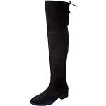 Geox Damskie buty D Felicity Over-The-Knee, czarne, rozmiar 37 EU