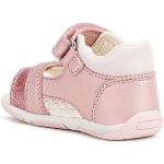 Różowe Sandały sportowe dla niemowląt sportowe na lato marki Geox w rozmiarze 24 