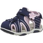 Granatowe Sandały dla niemowląt na lato marki Geox w rozmiarze 24 