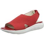 Czerwone Sandały damskie na lato marki Geox w rozmiarze 35 