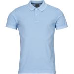Niebieskie Koszulki polo męskie z krótkimi rękawami marki Geox w rozmiarze M 