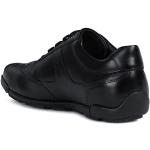 Czarne Wysokie sneakersy dla chłopców oddychające marki Geox w rozmiarze 41 