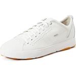 Białe Sneakersy męskie amortyzujące marki Geox Nebula w rozmiarze 42 