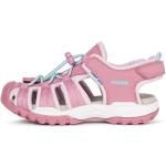 Różowe Sandały dla dziewczynek na lato marki Geox w rozmiarze 25 