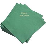 Zielone Serwetki materiałowe - 25 sztuk 