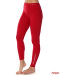 Przecenione Czerwone Spodnie termoaktywne damskie na zimę marki Brubeck 