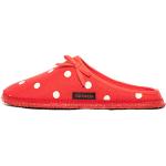 Czerwone Obuwie domowe & Pantofle & Kapcie dla dziewczynek bawełniane marki Giesswein w rozmiarze 35 