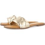 Złote Sandały skórzane damskie na lato marki Gioseppo w rozmiarze 40 