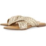 Złote Sandały skórzane damskie na lato marki Gioseppo w rozmiarze 36 