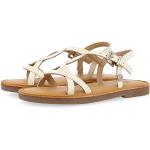 Białe Sandały skórzane dla dzieci na lato marki Gioseppo w rozmiarze 27 