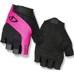 Różowe Rękawiczki na rower damskie z zamszu marki Giro w rozmiarze S 