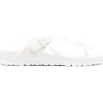Białe Sandały skórzane damskie na lato marki Birkenstock Gizeh Eva w rozmiarze 40 