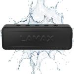 Czarne Głośniki przenośne marki LAMAX Bluetooth 