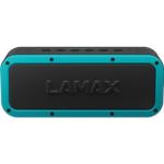 Czarne Głośniki przenośne marki LAMAX Bluetooth 