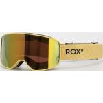 Przecenione Żółte Gogle narciarskie damskie marki Roxy Sunset 