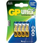 GP baterie alkaiczne Ultra Plus (AAA), 4 sztuki